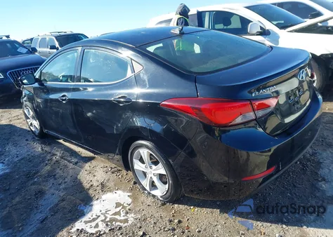 2016 Hyundai Elantra Value Edition from USA, damaged, VIN KMHDH4AE1GU628403